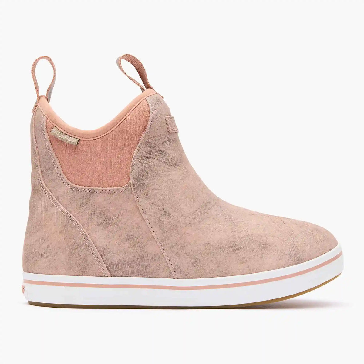 Women's Leather Ankle Deck Boot