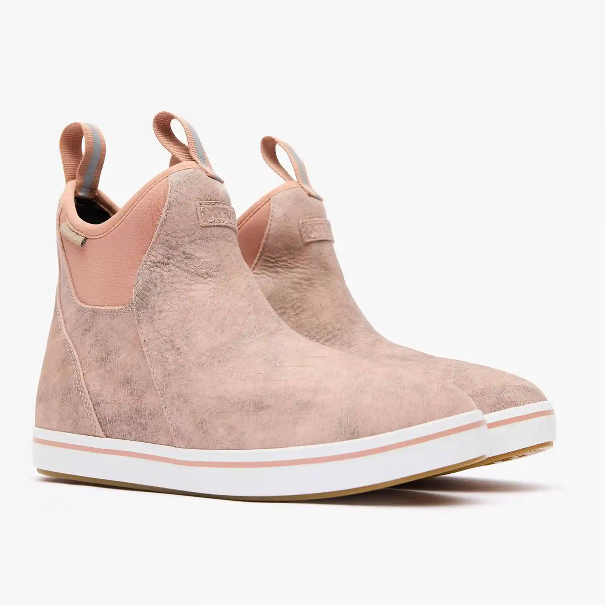 Women's Leather Ankle Deck Boot