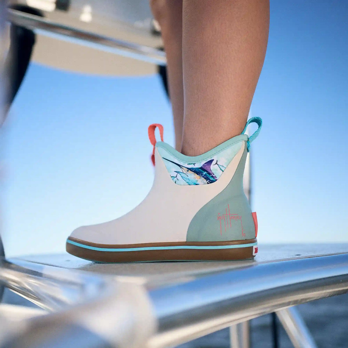 Women's Ankle Deck Boot Guy Harvey