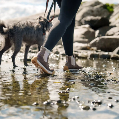 Women's Waterproof Leather Ankle Deck Boot
