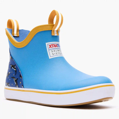 Kids' Salmon Sisters Ankle Deck Boot