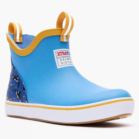 Kids' Salmon Sisters Ankle Deck Boot