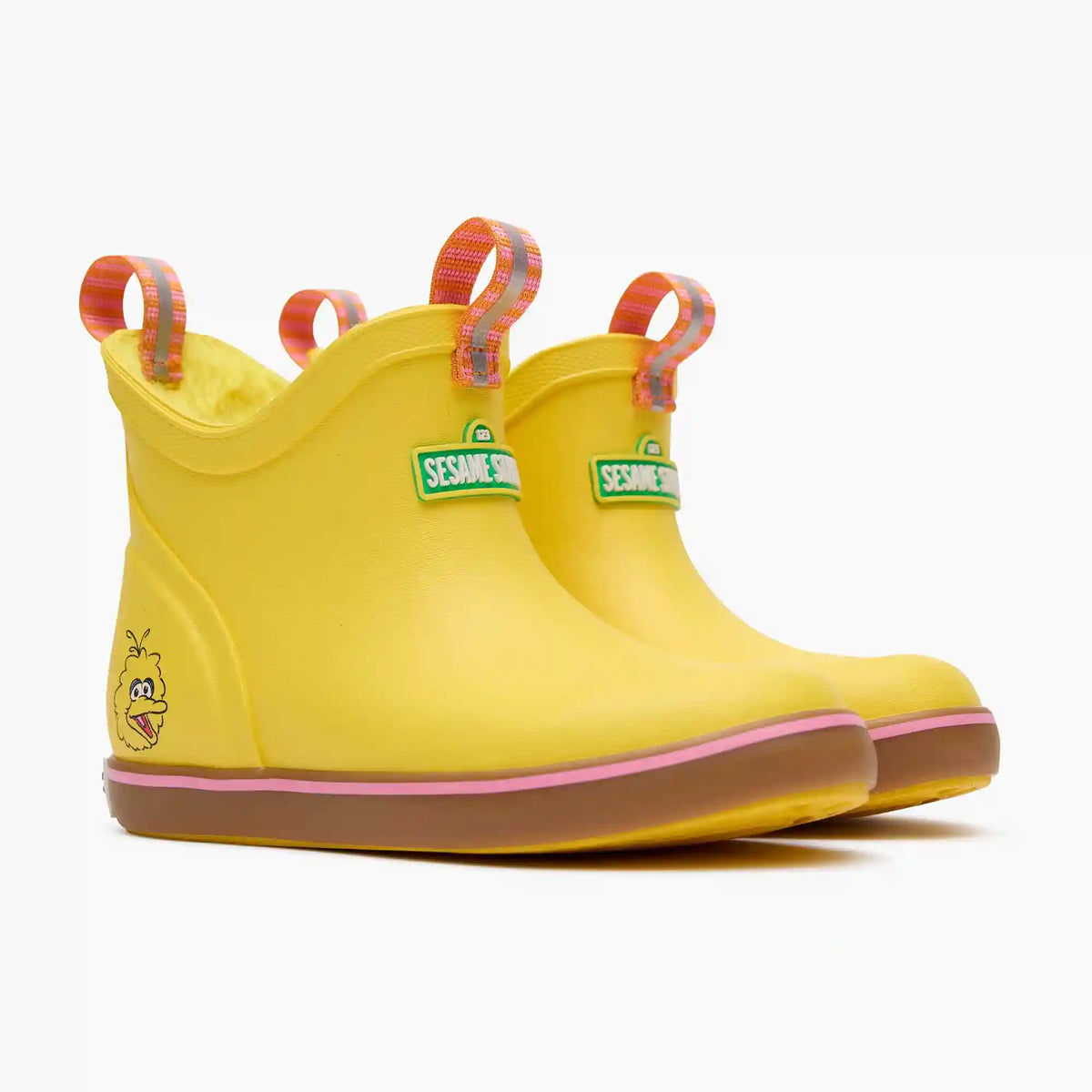 Sesame Street Kids' Fleece Lined Ankle Deck Boot
