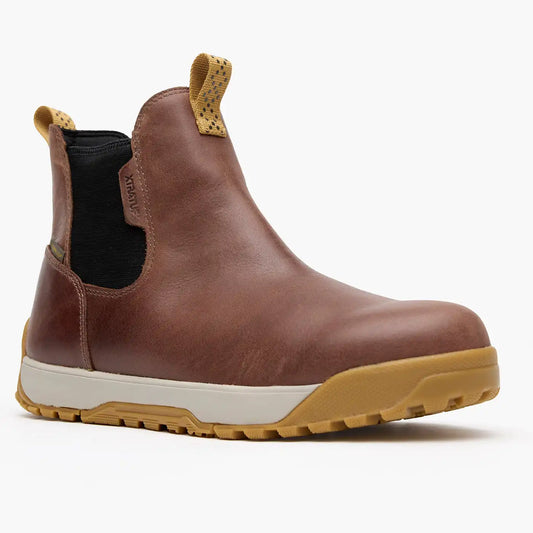 Men's Waterproof Leather Ankle Deck Boot