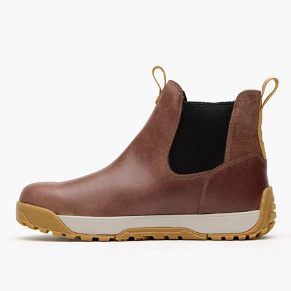 Men's Waterproof Leather Ankle Deck Boot