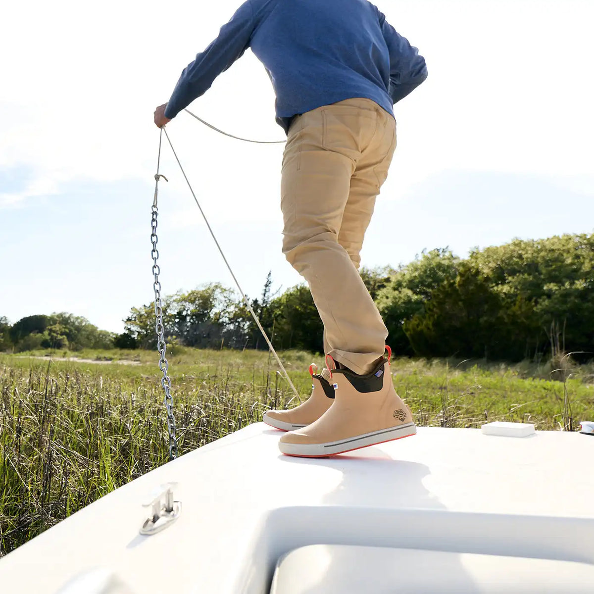 Men's Ankle Deck Boot Pro