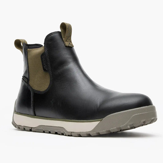 Men's Waterproof Leather Ankle Deck Boot