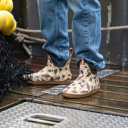 Men's Duck Camo Ankle Deck Boot