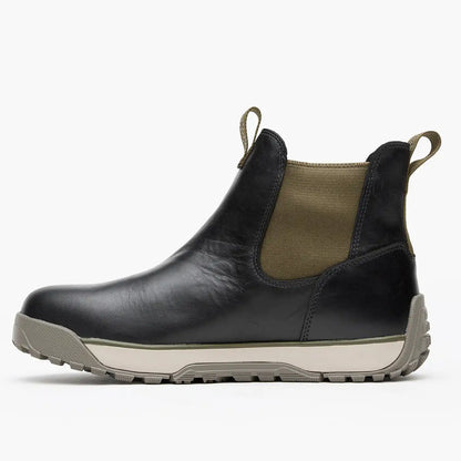 Men's Waterproof Leather Ankle Deck Boot