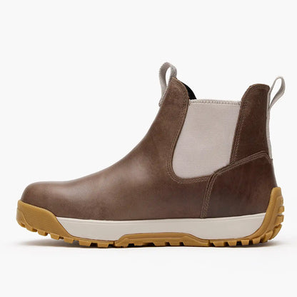 Women's Waterproof Leather Ankle Deck Boot
