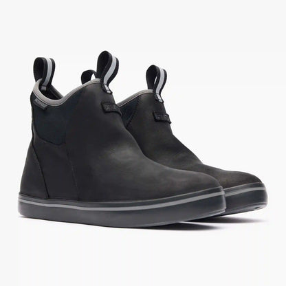 Women's Leather Ankle Deck Boot