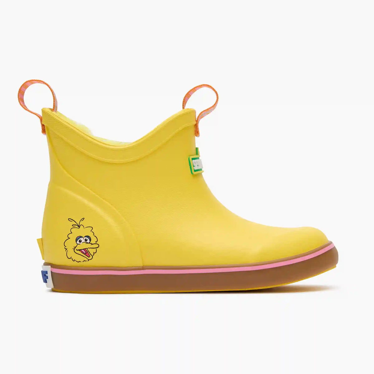 Sesame Street Kids' Fleece Lined Ankle Deck Boot
